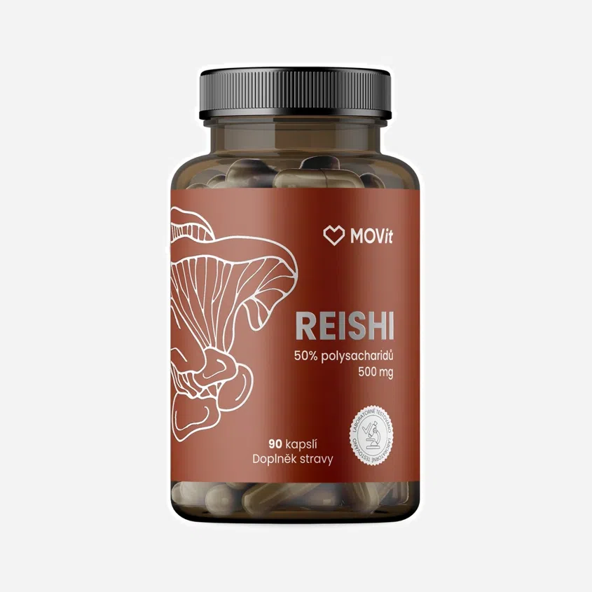Reishi 50% polysacharidů 500 mg