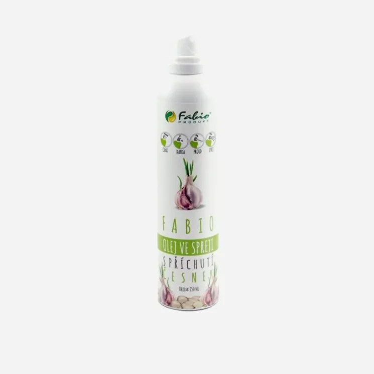 Řepkový olej ve spreji Česnek 6 x 250 ml