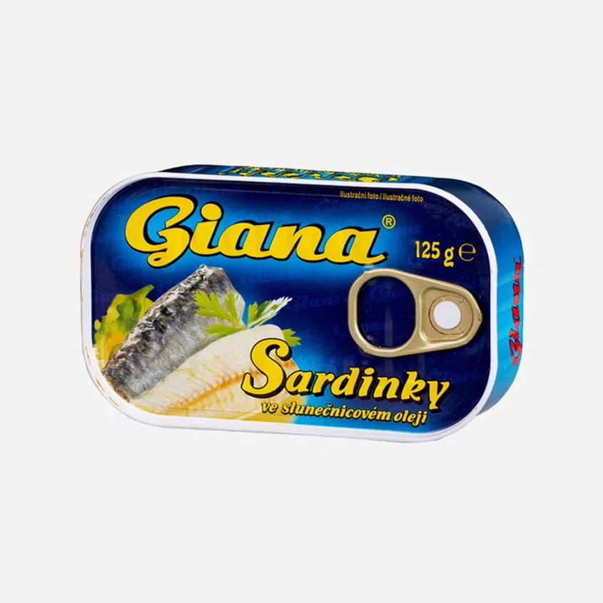 Sardinky ve slunečnicovém oleji 6 x 125 g