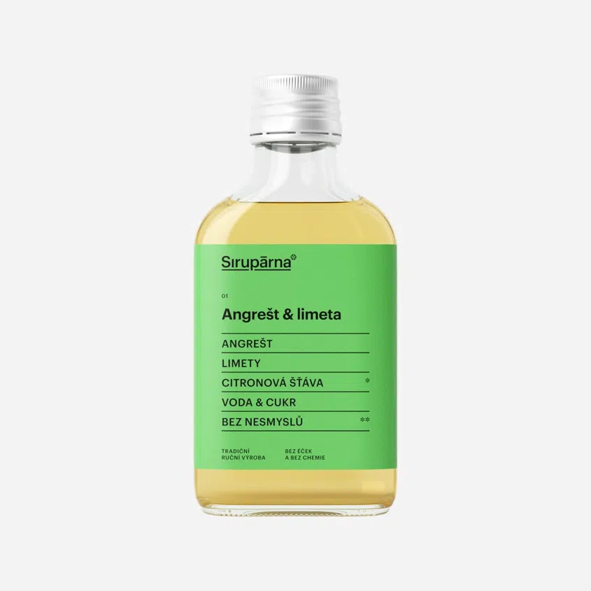 Sirup angrešt & limeta
