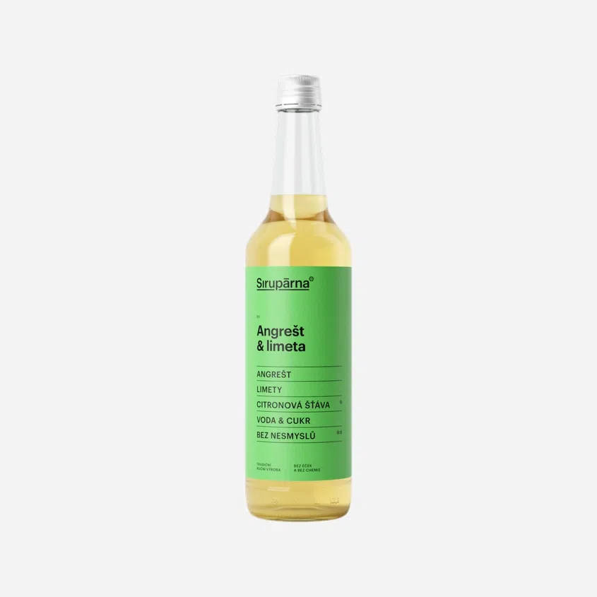Sirup angrešt & limeta