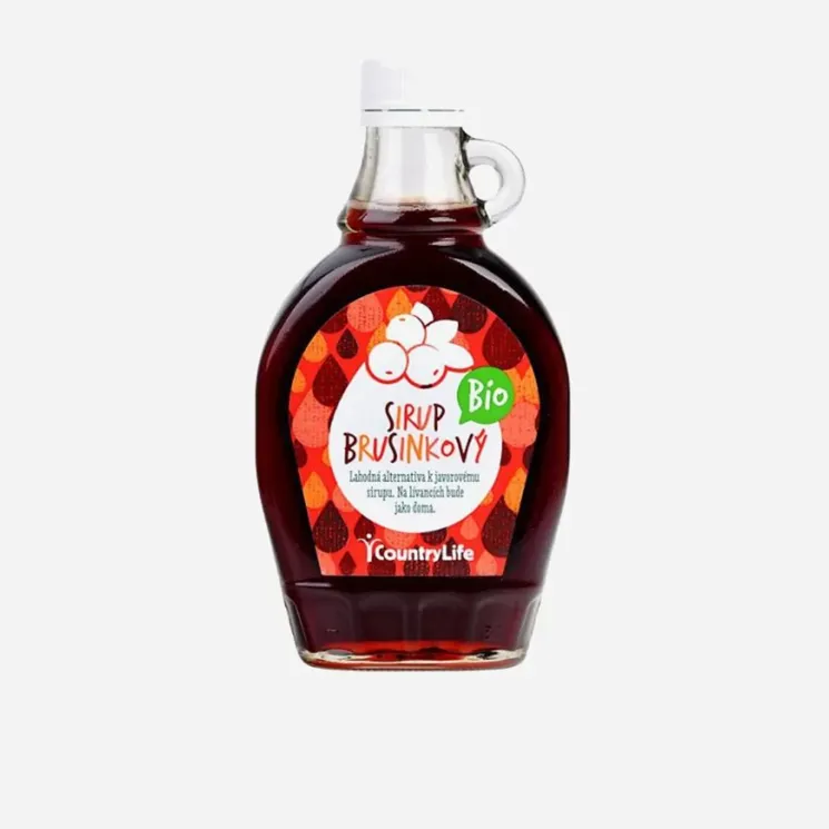 Sirup brusinkový BIO 12 x 250 ml