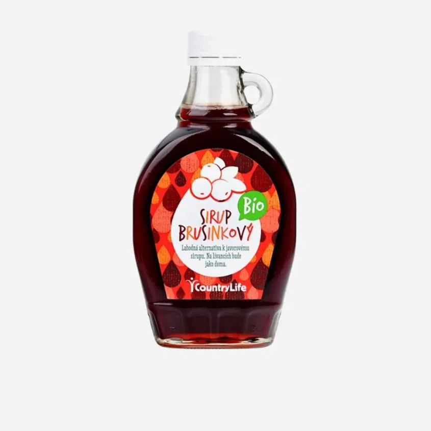 Sirup brusinkový BIO 12 x 250 ml