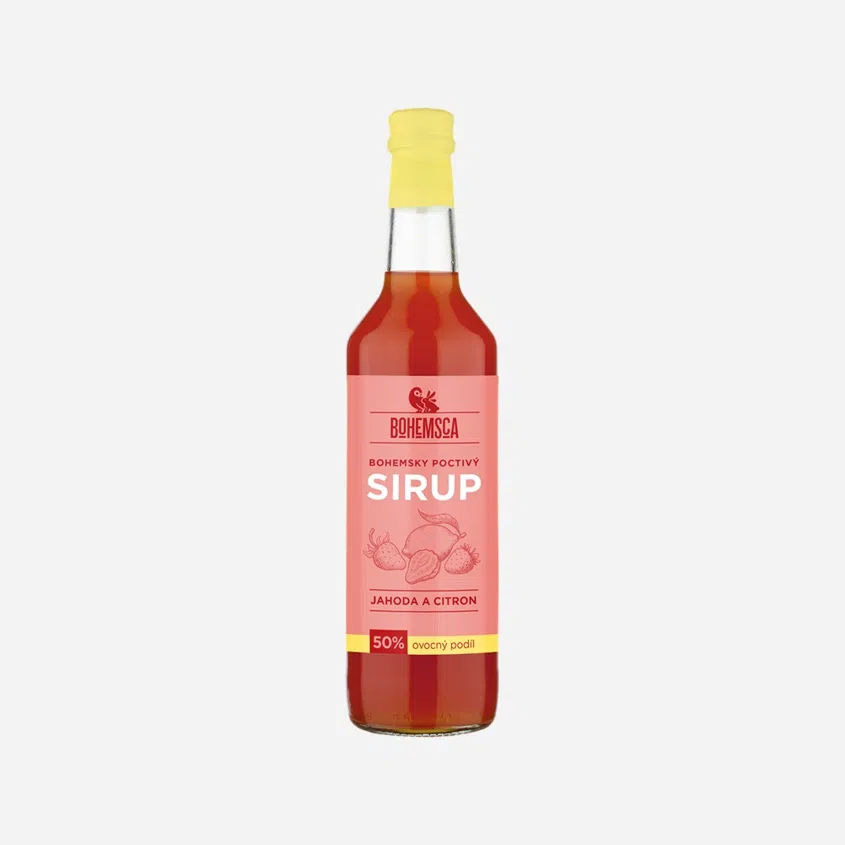 Sirup jahoda a citron
