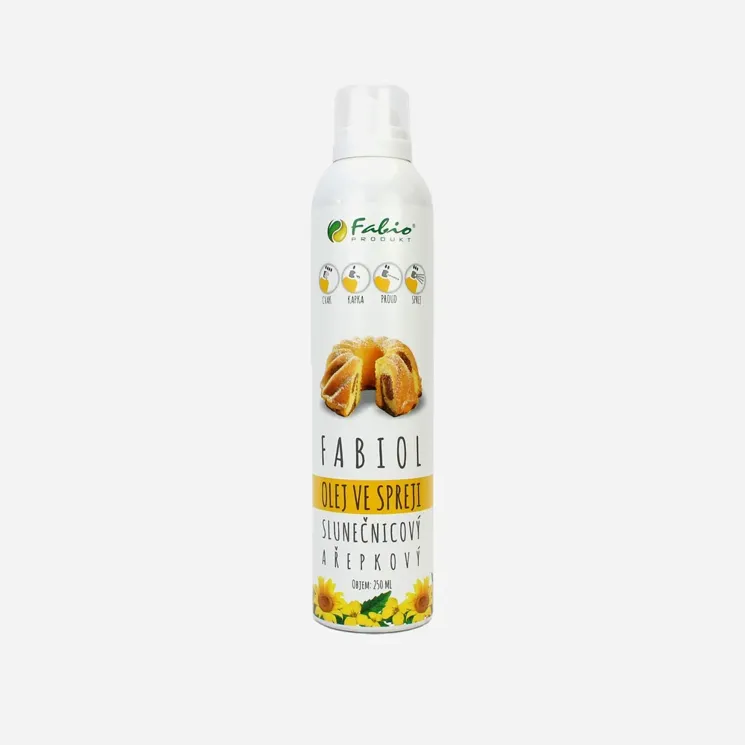 Slunečnicový a řepkový olej ve spreji 6 x 250 ml