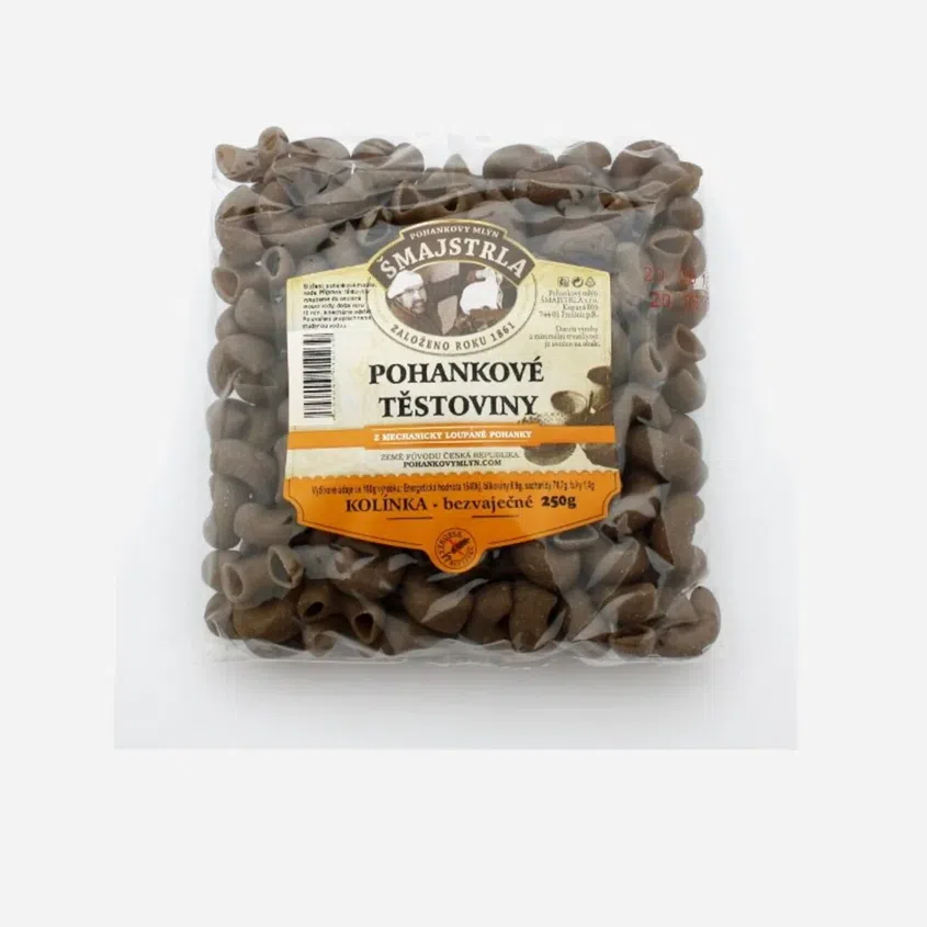 Šmajstrla Pohankové těstoviny kolínka 6 x 250 g