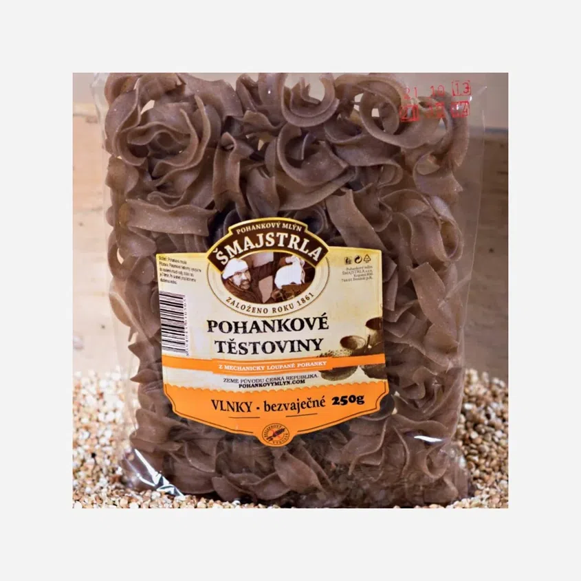 Šmajstrla Pohankové těstoviny vlnky