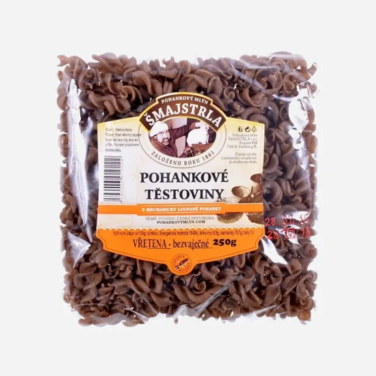 Šmajstrla Pohankové těstoviny vřetena 6 x 250 g