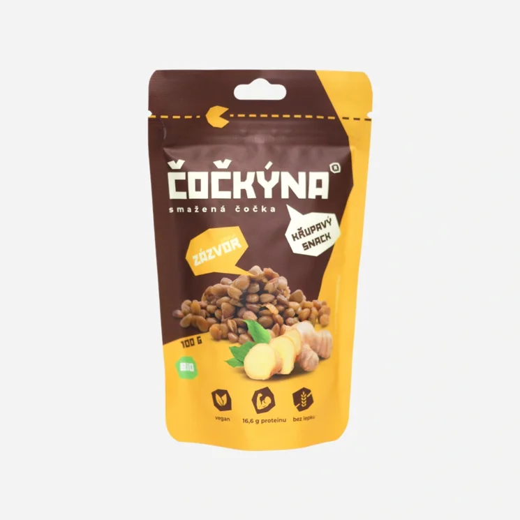 Smažená čočka zázvor
