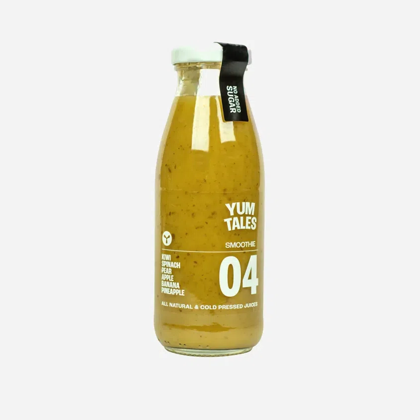 Smoothie kiwi, špenát, ananas a jablko 12 x 240 ml