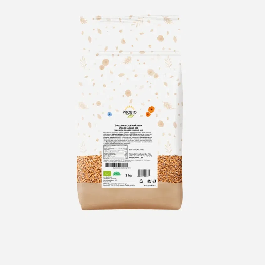 Špalda loupaná BIO 6 x 3000 g