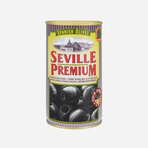 Spanish Olives černé olivy bez pecky 6 x 350 g