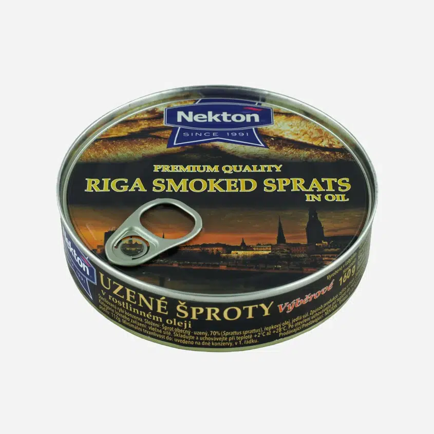 Šproty uzené výběrové v rostlinném oleji 6 x 160 g