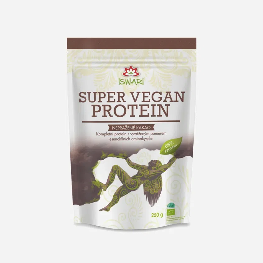 Super vegan 66% protein kakao BIO 6 x 250 g