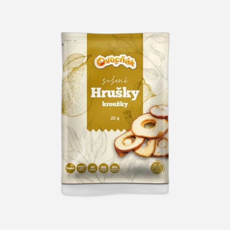 Sušené hruškové kroužky