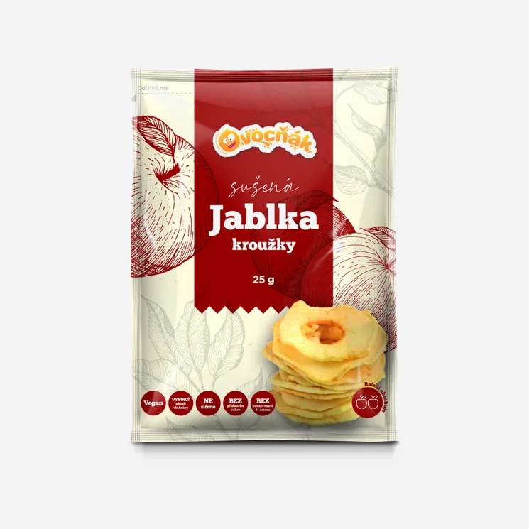Sušené jablečné kroužky