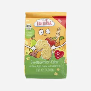 Sušenky Farma - Jablko, hruška, mrkev, batáty BIO 6 x 100 g
