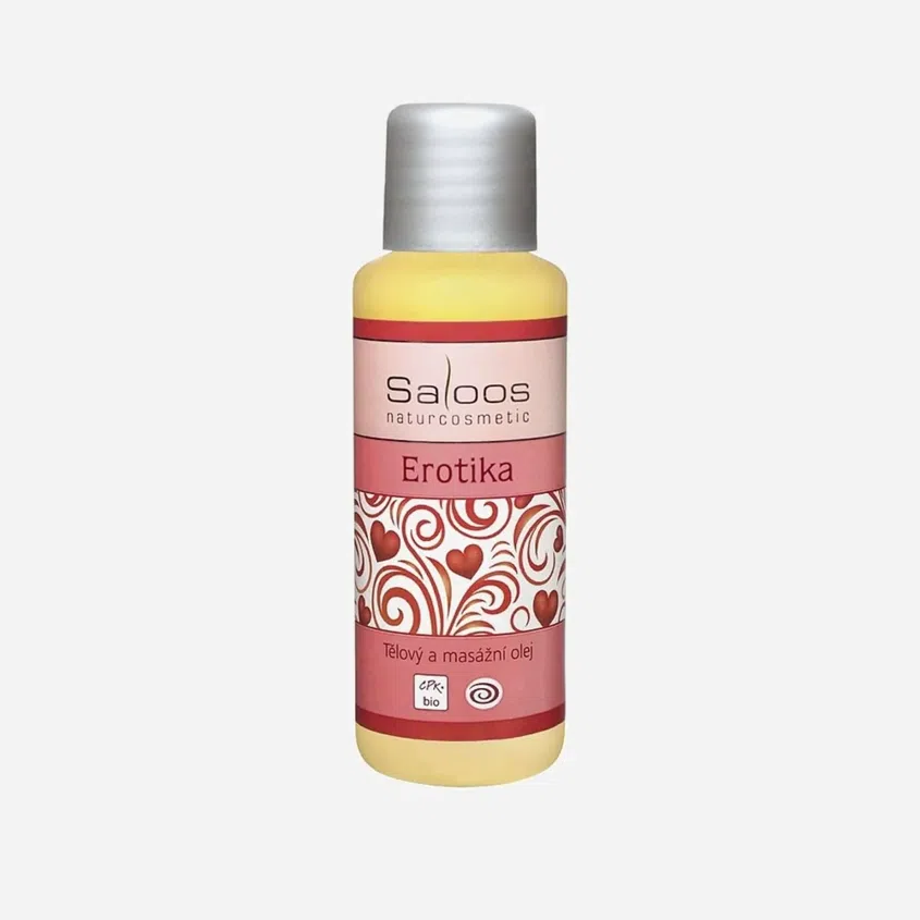 Tělový a masážní olej Erotika BIO 6 x 50 ml