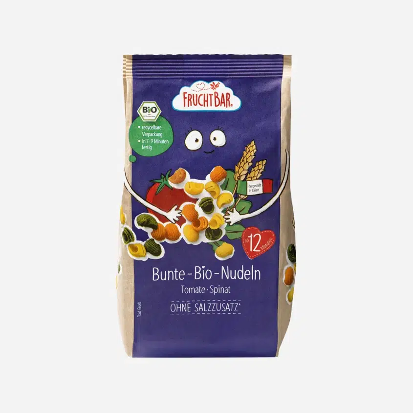 Těstoviny s příchutí rajčat a špenátu BIO 6 x 300 g