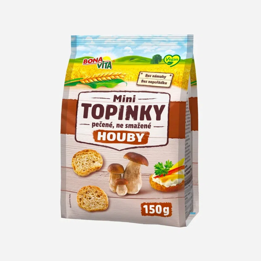 Topinky mini houby 6 x 150 g