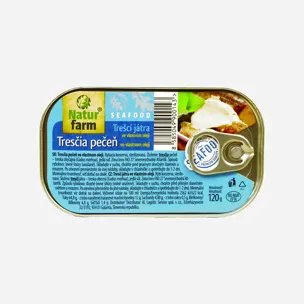 Tresčí játra ve vlastním oleji 6 x 120 g