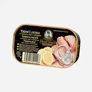 Tresčí játra ve vlastním oleji s citronem 6 x 115 g