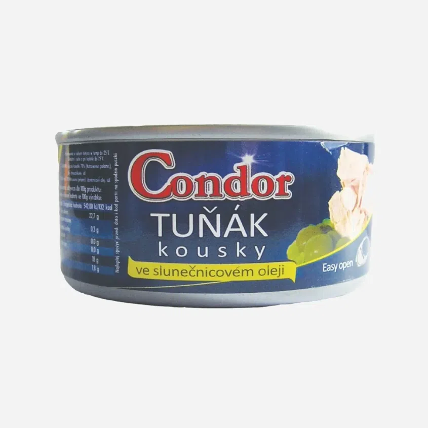 Tuňák kousky ve slunečnicovém oleji (plechovka) 6 x 170 g