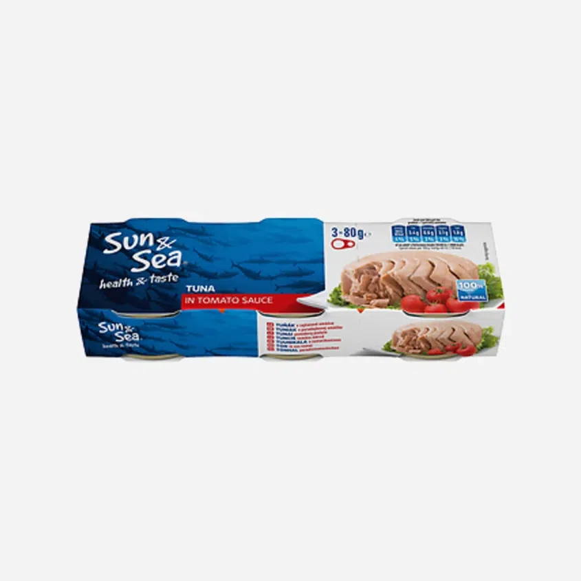 Tuňák v rajčatové omáčce 3x80 g