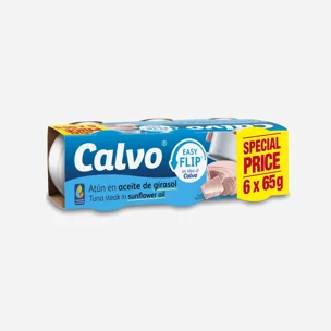 Tuňák ve slunečnicovém oleji 6x65 g 6 x 390 g
