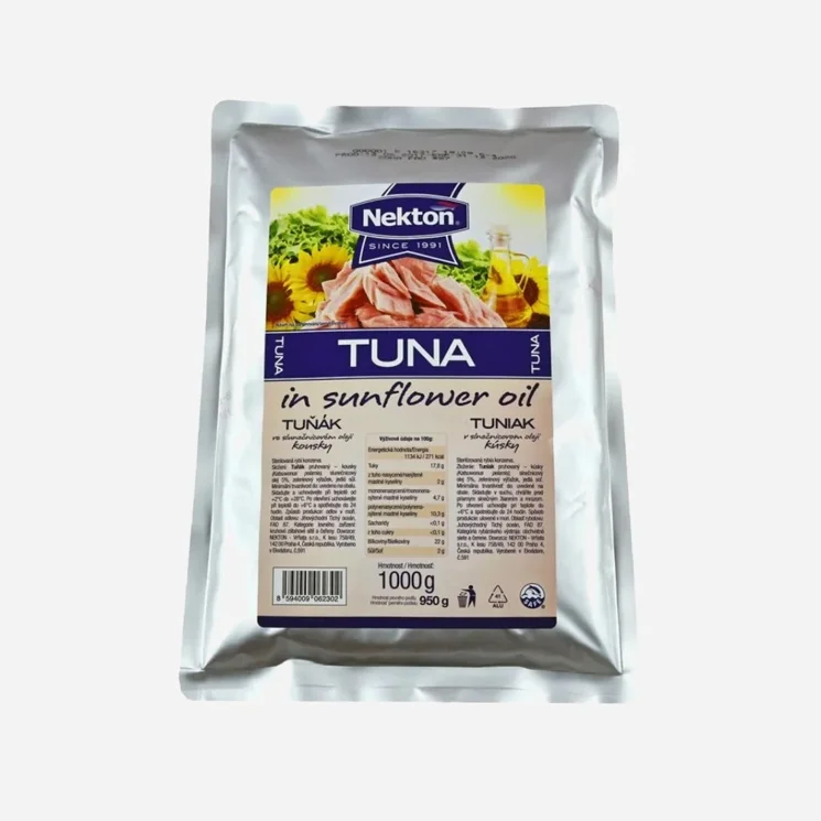 Tuňák ve slunečnicovém oleji kousky 6 x 1000 g