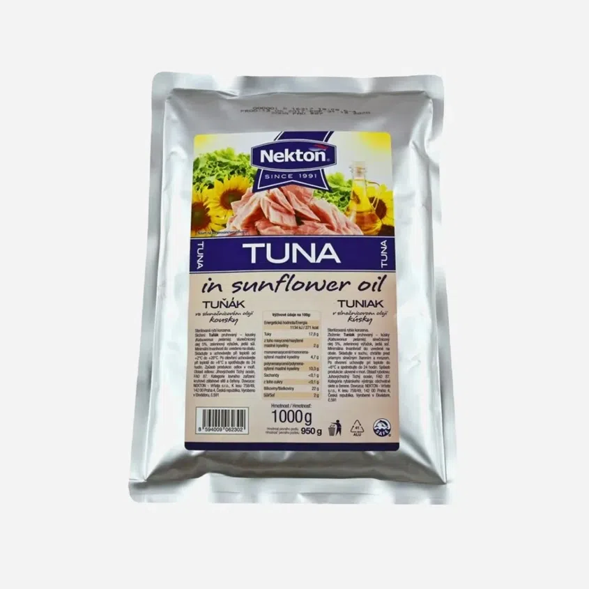 Tuňák ve slunečnicovém oleji kousky 6 x 1000 g