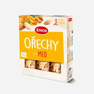 Tyčinka Ořechy a med 3x35 g 12 x 105 g