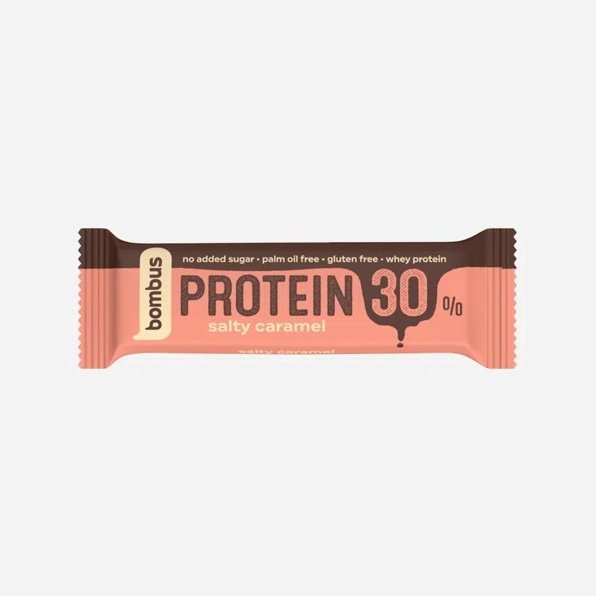 Tyčinka proteinová 30 % slaný karamel