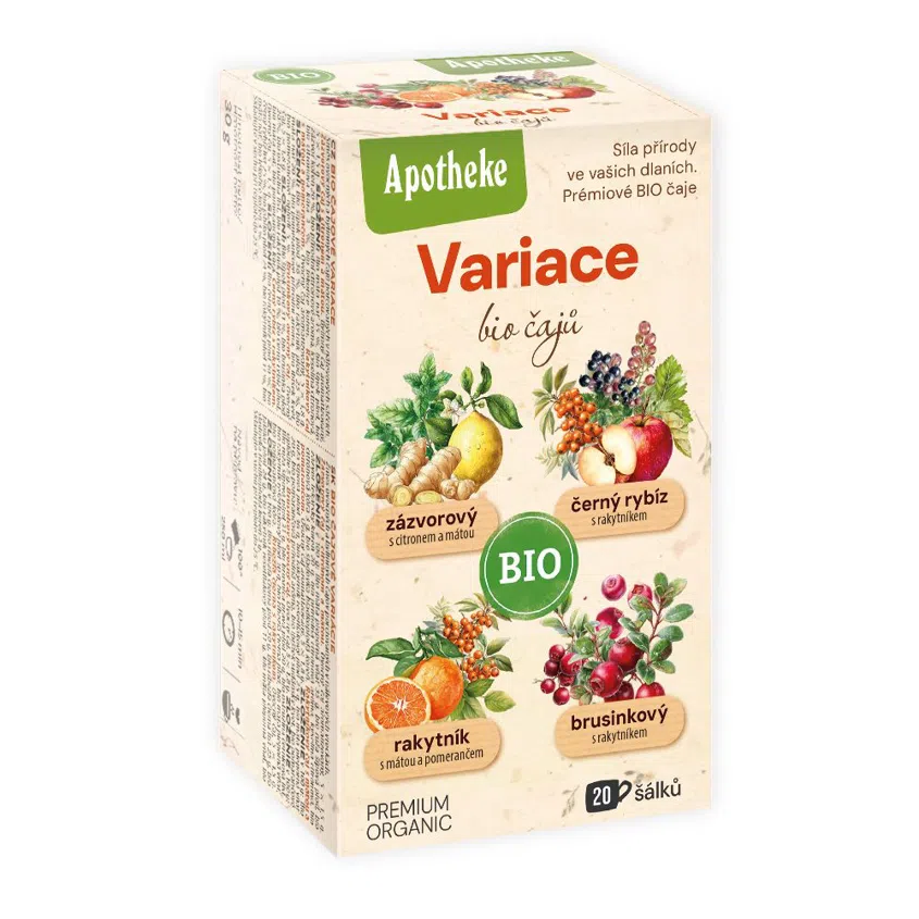 Variace čajů 4v1 BIO