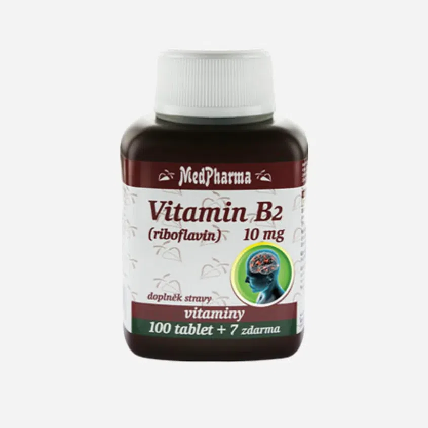 Vitamin B2 (riboflavin) 10 mg 107 tablet 6 x 107 tablet