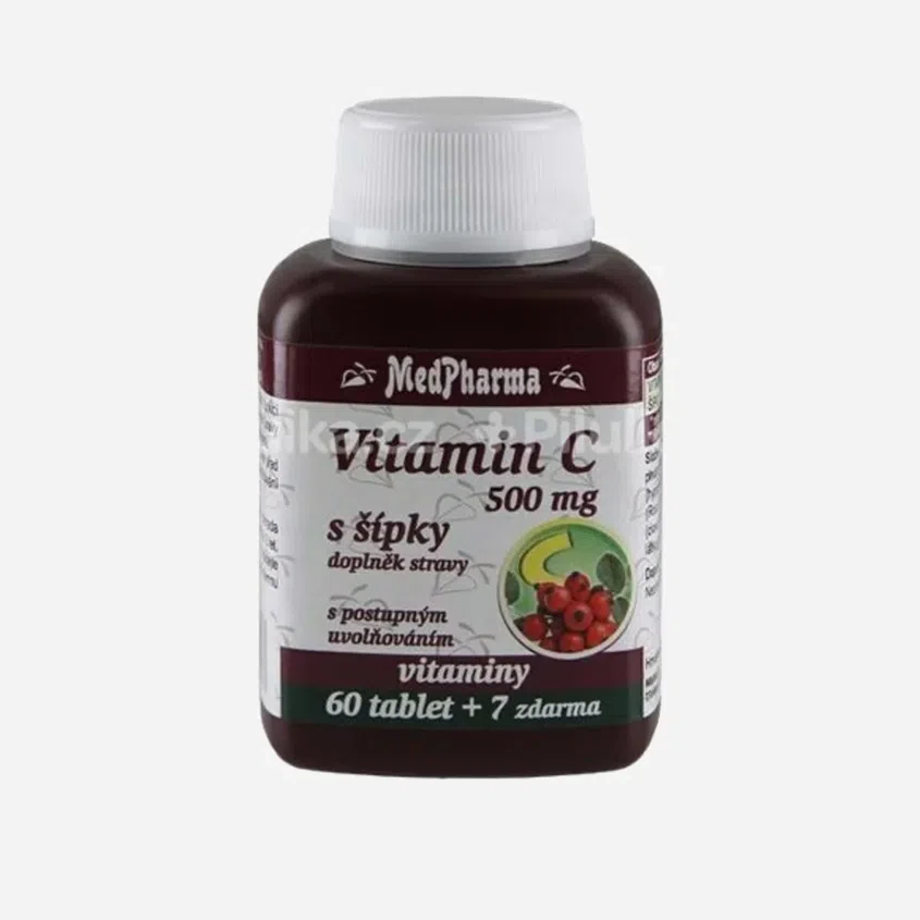 Vitamin C 500 mg s šípky 67 tablet 6 x 67 tablet