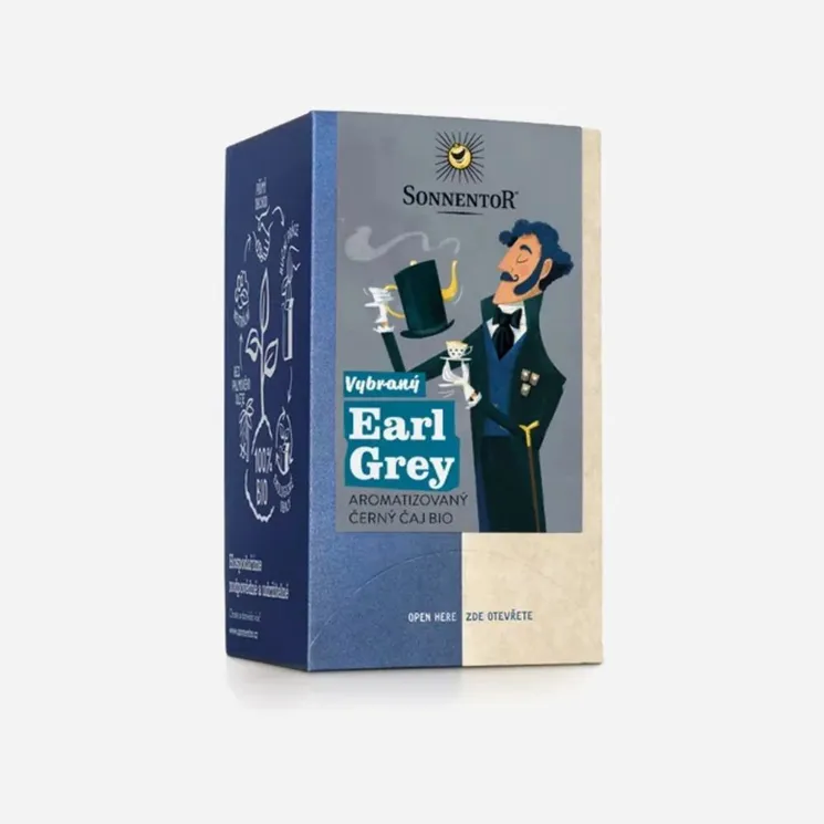 Vybraný Earl Grey porcovaný BIO 18 sáčků 6 x 18 sáčků
