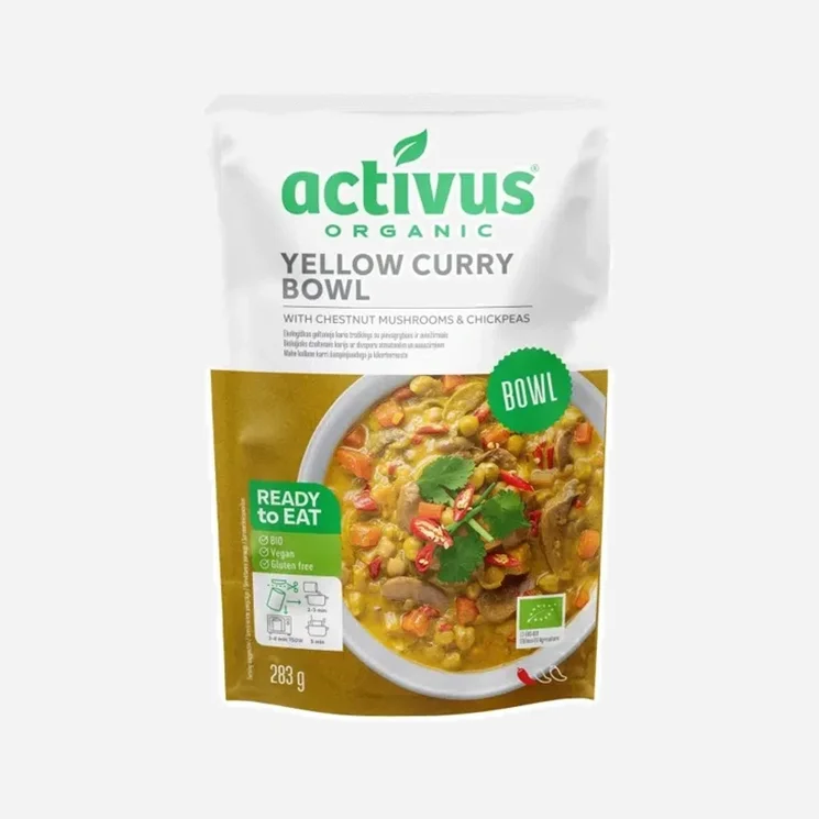 Yellow Curry Bowl s houbami a cizrnou BIO 6 x 283 g