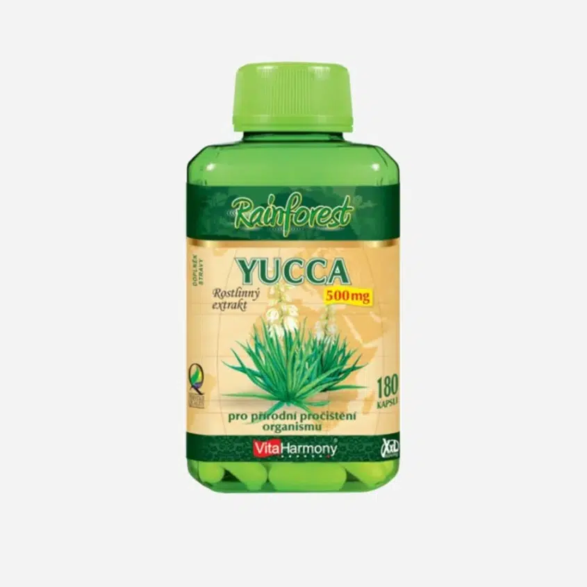 Yucca 500 mg - 180 kapslí, XXL economy 6 x 180 kapslí