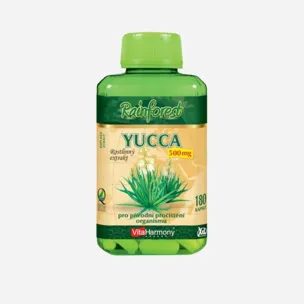 Yucca 500 mg - 180 kapslí, XXL economy