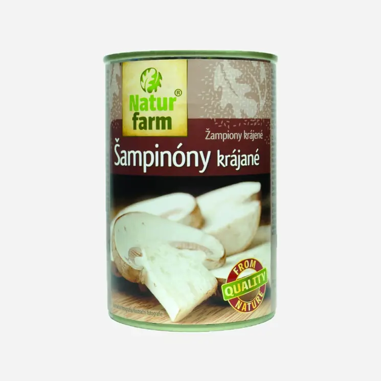 Žampiony krájené v nálevu 6 x 400 g