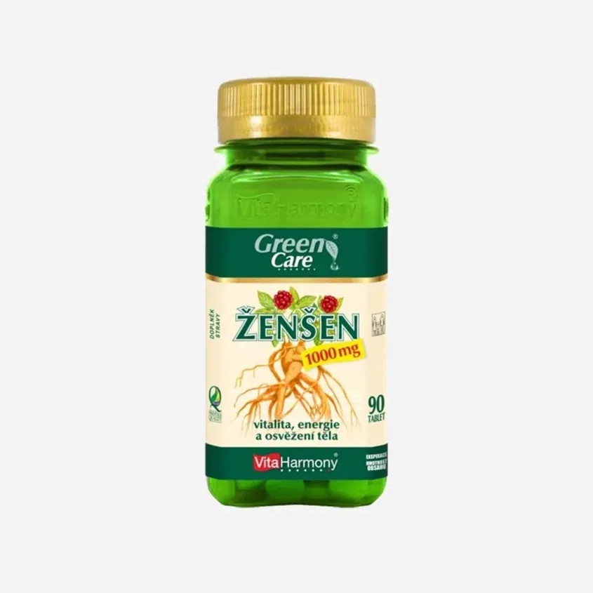 Ženšen 1000 mg 90 tablet 6 x 90 kapslí