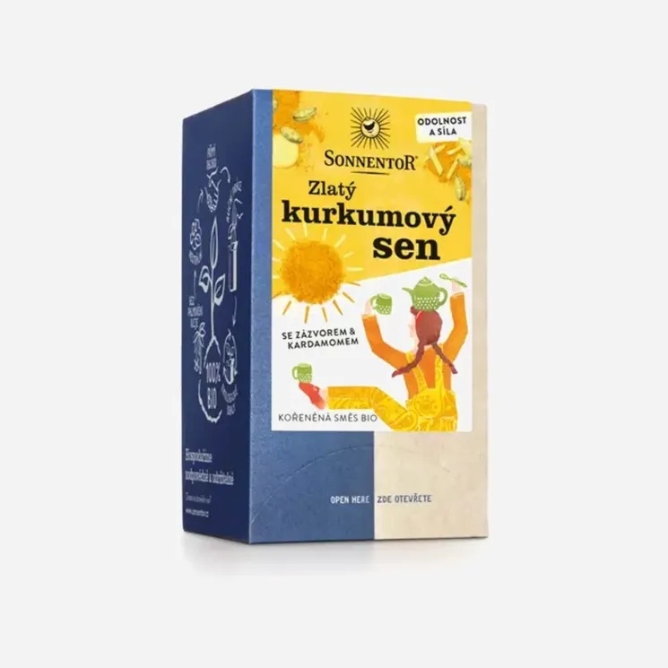 Zlatý kurkumový sen BIO 6 x 36 g
